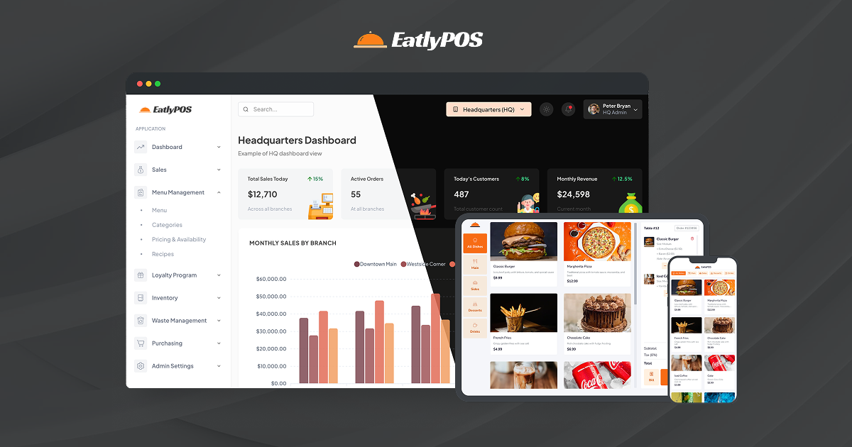 EatlyPOS | Restaurant System Management & POS Template for Next.js